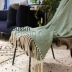 Bắc Âu hiện đại hình học kim cương lưới đan tua giải trí chăn sofa bàn cà phê giường đuôi trang trí khăn nap chăn - Ném / Chăn