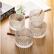 (Two) creative Diamond glass ashtray hotel home bedroom office decoration ashtray