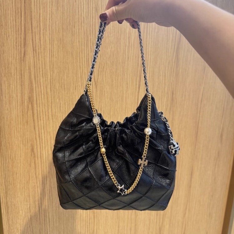 U.S. Purchasing Agent for Tb Soft Fleming New Quilted Mini Trash Bag Crossbody Chain Bag Women's Bag