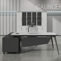 Guangzhou office furniture simple modern manager desk supervisor single working room computer desk boss table