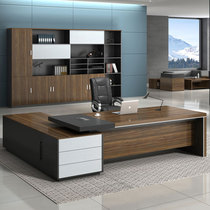 Guangzhou boss desk atmospheric fashion big class president general manager computer desk boss table and chair combination