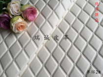 Embroidery soft bag moving door Hotel hotel background wall diamond soft bag comes with sponge anti-collision bedside bag door pu material