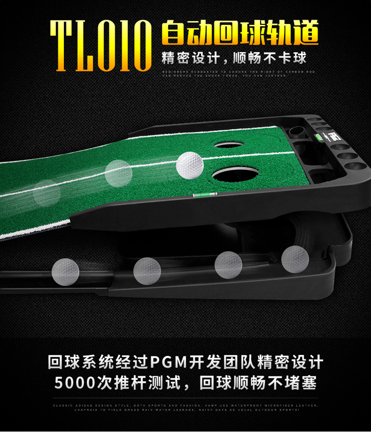 Trong nhà golf simulator với lại bóng theo dõi putter exerciser nâng cấp mở rộng điều chỉnh độ dốc thực hành chăn 	túi đựng gậy golf pgm	
