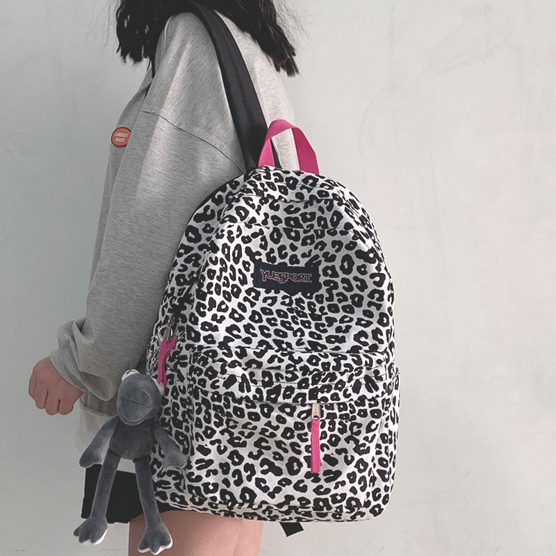 ins Canvas Bag Girl Han Version Original Juku Ulzzang High School Student BAO WEN Double Shoulder Bag 2021 New wave