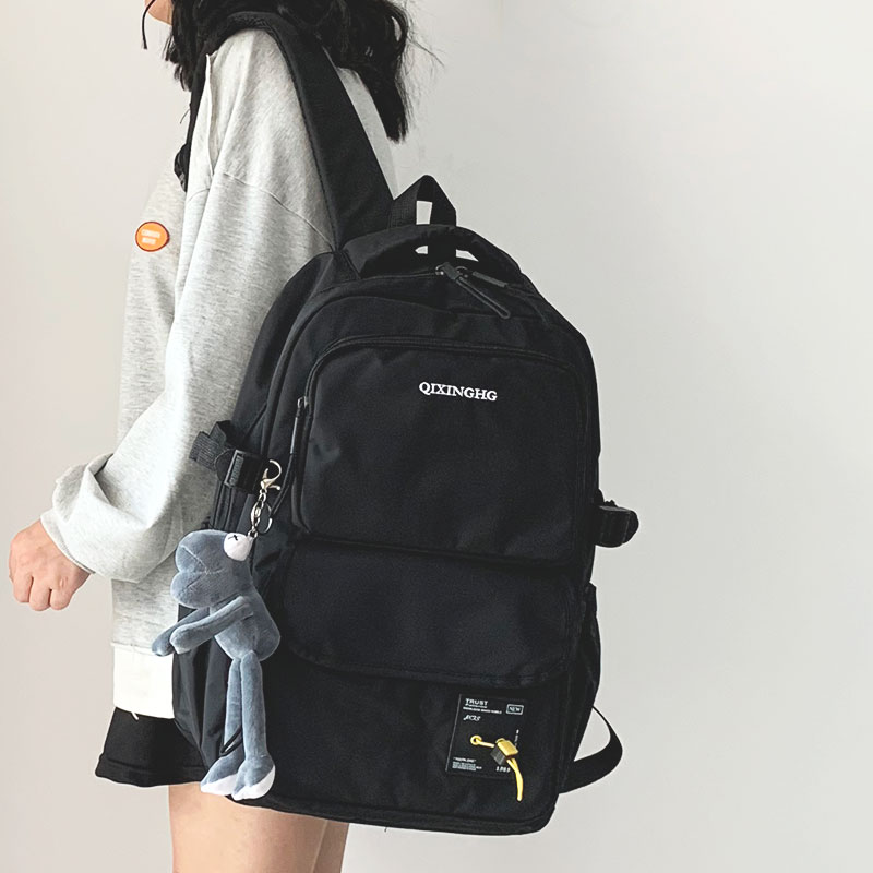 Travel Bag Female Computer Rear Shoulder Bag Large Capacity Travel Outdoor Luggage Bag Men Sports School Bag Girls High School Students