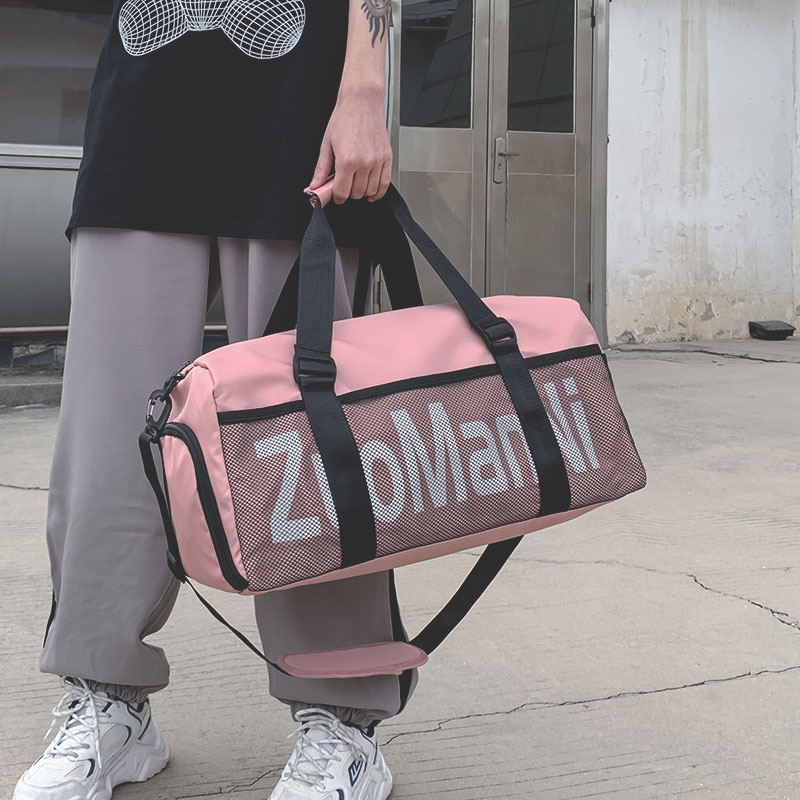 Large-capacity short trip dry and wet separate bag sports yoga fitness package for men and women