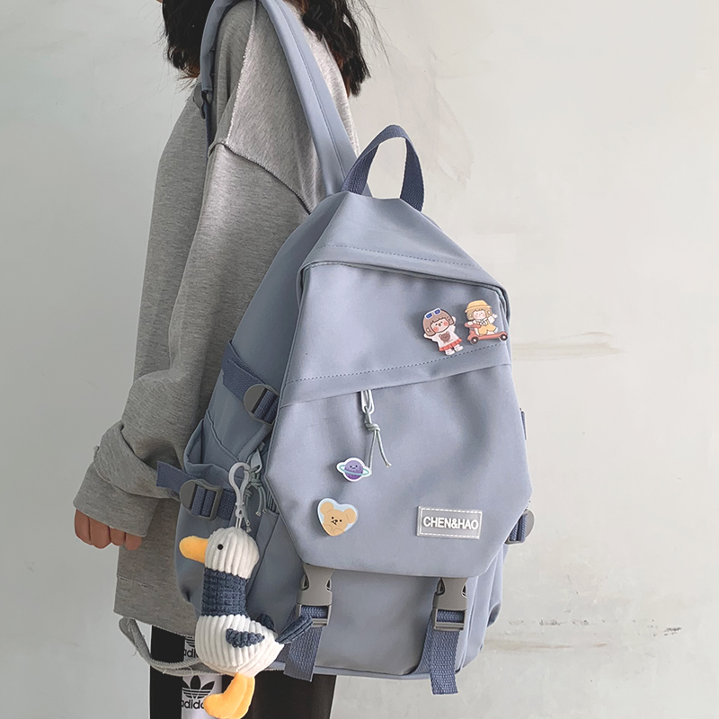 Bag Girl Han Edition Original Juku Ulzzang High School High School Middle School High School Capacity 100 Lap Double Shoulder Bag Ins and Wind Shoulder Bag