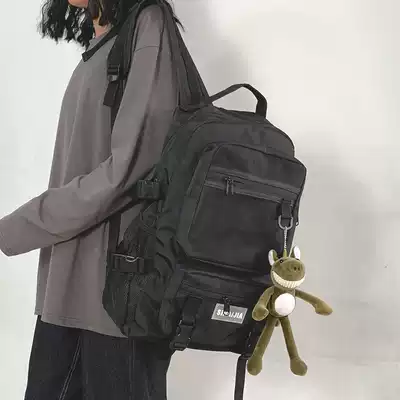 Schoolbag female Korean version of Harajuku ulzzang high school students travel computer bag male tide ins harbor wind backpack
