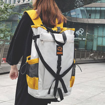 Double Shoulder Bag Fashion Tide Card Large Capacity Tooling Function Backpack High School High School Girl School Student Computer Travel Bag