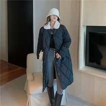 Cotton-padded clothing women 2021 Winter Korean loose cotton-padded jacket long thick warm cotton coat small man down jacket jacket