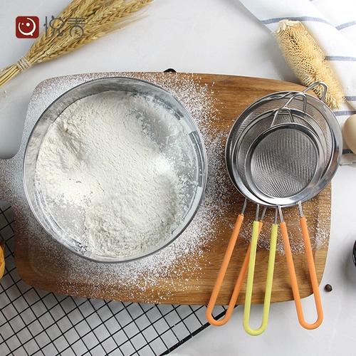 Сито -муку сито дома сито пирог сетка с сетью -высильна тонкая утечка сетка сетка