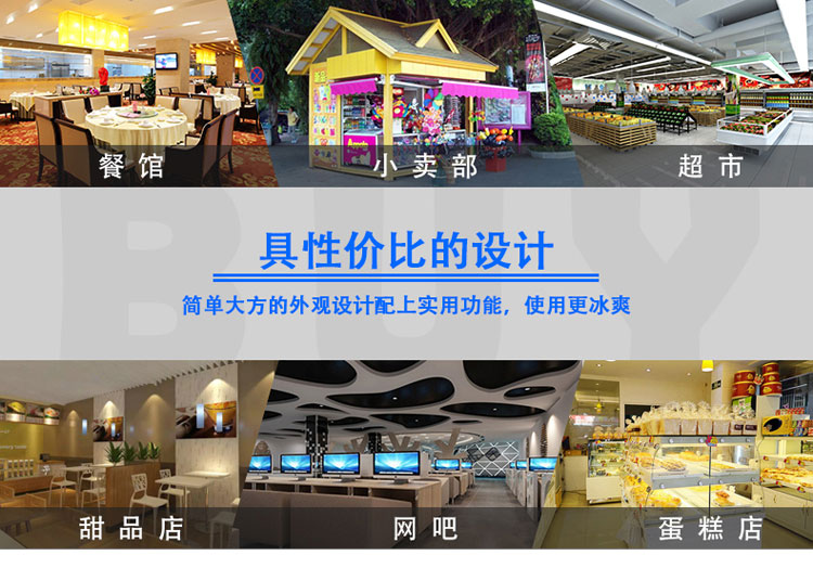 Tủ lạnh Sui Ling LG4-488M2F tủ lạnh dọc hiển thị tươi đôi cửa tủ lạnh đồ uống - Tủ đông tủ đông gió