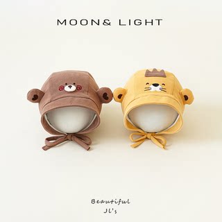 Baby Hats for Spring, Autumn and Winter, Children's Fetal Caps to Protect the Fontanel, Casual Ear Protection Hats for Male and Female Babies, Newborn and Young Infants