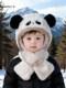 Baby hat winter outdoor warm cycling for men and women, children's ear protection hat, windproof mask, baby scarf all in one