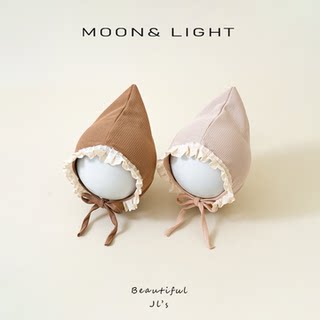 Baby Hat for Spring and Autumn, Newborn Infant Hat, Baby Girl Pointed Hat, Small Age Palace-Style Ear Protection Hat