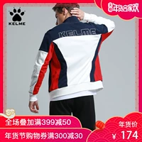 Kelme Calme mùa thu và mùa đông mới cổ điển retro Hồng Kông hương vị gió thể thao áo khoác thủy triều giản dị áo khoác thể thao nam triều áo khoác thể thao nike