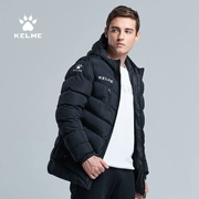 Áo khoác thể thao thể thao Kelme áo khoác đào tạo bóng đá nam chính thức áo khoác cotton ấm áp mùa đông