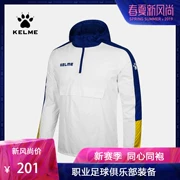 KELME Karl Mỹ trang web chính thức chống thấm nước một nửa dây kéo áo khoác thể thao nam giản dị retro áo gió thủy triều - Áo gió thể thao