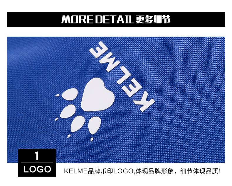 KELME Kalmei ba lô thể thao nam và nữ bóng đá đào tạo ba lô túi thể dục trường trung học túi năng lực lớn balo