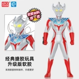 Ultra, гибкий оригинальный мигающий Ультрамен Тига, подвижная фигурка из мягкой резины, форма