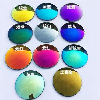 ແວ່ນຕາກັນແດດ myopia Customized 1.56 1.61 color film polarized lenses with degree astigmatism myopia sunglasses