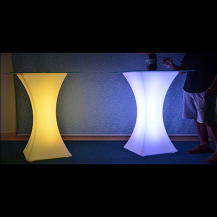 Khuyến mại LED ánh sáng đồ nội thất bàn rượu thanh bàn cà phê bàn ​​cà phê hộp đêm bàn cocktail thời trang đơn giản KTV - Giải trí / Bar / KTV bàn led