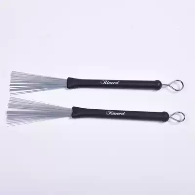 Rivera Drum Brush Drum stick Drum set Jazz Drum brush Steel wire material Steel brush Hand beat box Drum brush Steel brush