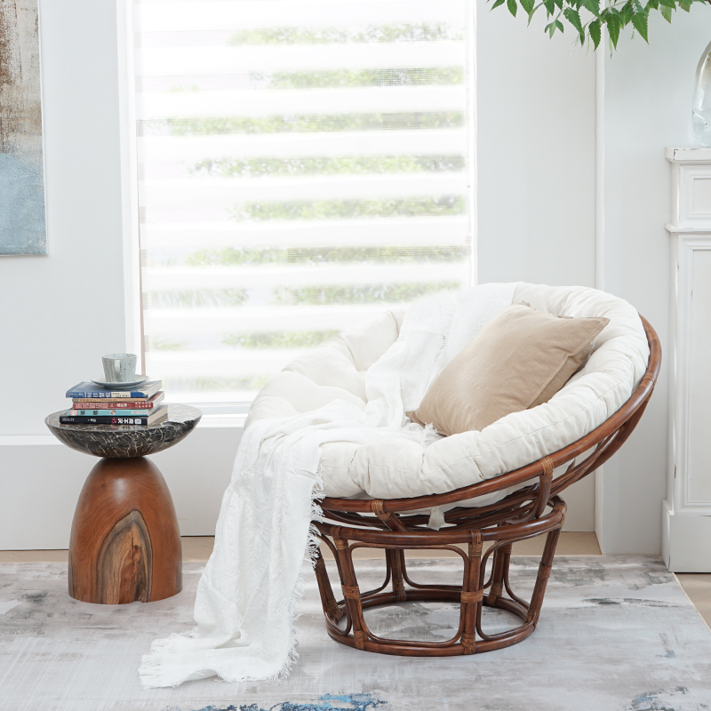 Folk rattan chair natural vine reclining chair adult vines Sofa Hair Chair Patio Balcony Living Room Home Sloth Radar Chair