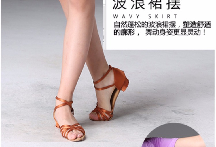 Trẻ em váy khiêu vũ Latin cô gái thực hành quần áo cạnh tranh kiểm tra hiệu suất quần áo Trang phục khiêu vũ Latin cô gái trẻ em - Trang phục quần áo cho trẻ 14 tuổi nam