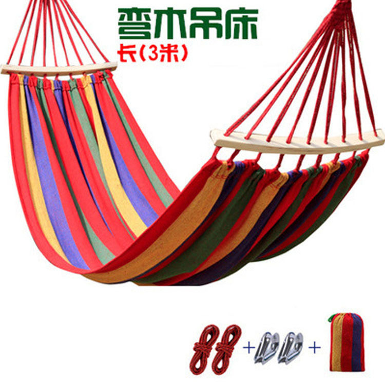 Outdoor hammock outdoor camping supplies swing canvas mesh bed multifunctional balcony nap mesh bed picnic mat