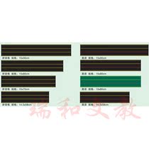 Magnetic four-wire trig small blackboard sticker teaching spelling character large soft magnetic blackboard pinyin patch field parquet 15 * 90