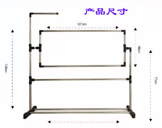 Stainless steel cross stitch frame large adjustable household embroidery stretcher cross stitch frame embroidery frame clearance