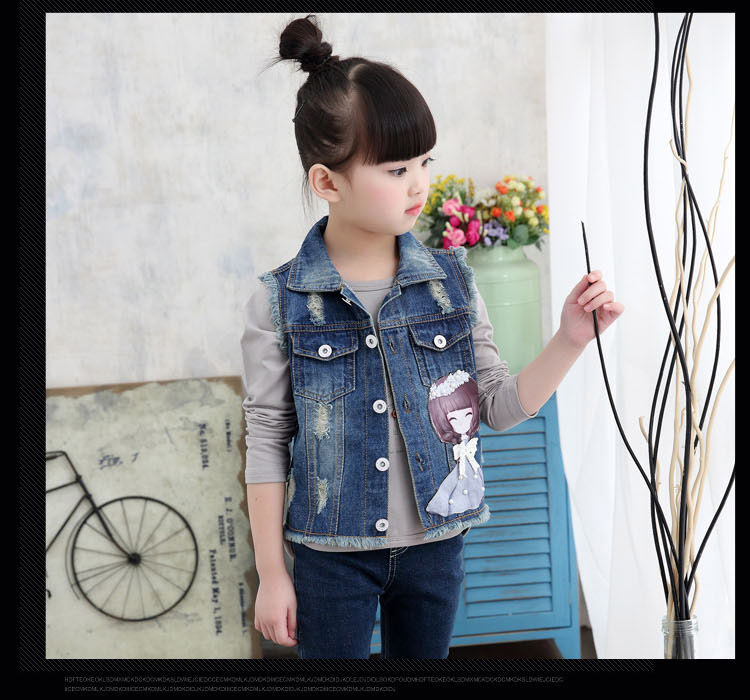 Gilet fille en toile - Ref 2070742 Image 42