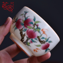 Jingdezhen Qinghua Porcelain Masters Cup Personal Defied Cup Tasting Cups Retro Ceramic Kung Fu Single Cup Suit Tea Cup