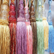 Boutique European-style hanging ball small crystal single ball blinds tie-ball strap tied rope hanging ball pendant pendant pendant drapes Susi