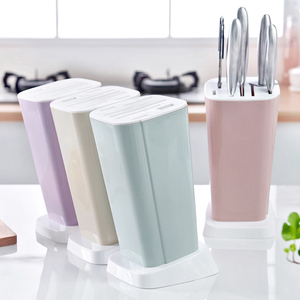 免打孔置物架厨房多功能收纳沥水刀架