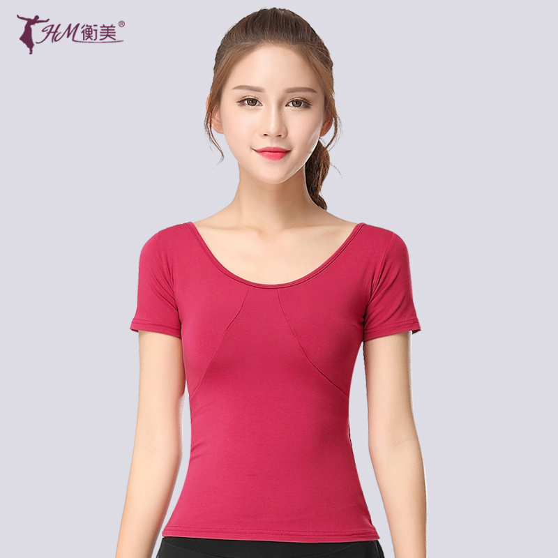 latin dance training dress female adult body dance dress long sleeve dance top modal modern dance costume