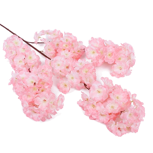 Имитация вишни, ветка, свадьба, груша, персиковое дерево, пластиковый искусственный цветок, украшение из ротанга, подвесной потолок, шелковый цветок, крытый пол в гостиной