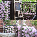 Имитация цветущей вишни, пластиковая поддельная цветочная веревка, кондиционер, водопровод, украшение для гостиной, подвесная настенная обмотка, подвесная крыша