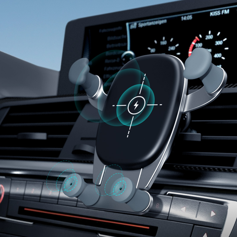 Tuxiaodu Voice Car Bracket Mobile Phone Wireless Charging Bluetooth Navigation Smart Bracket Logo Pattern Customization