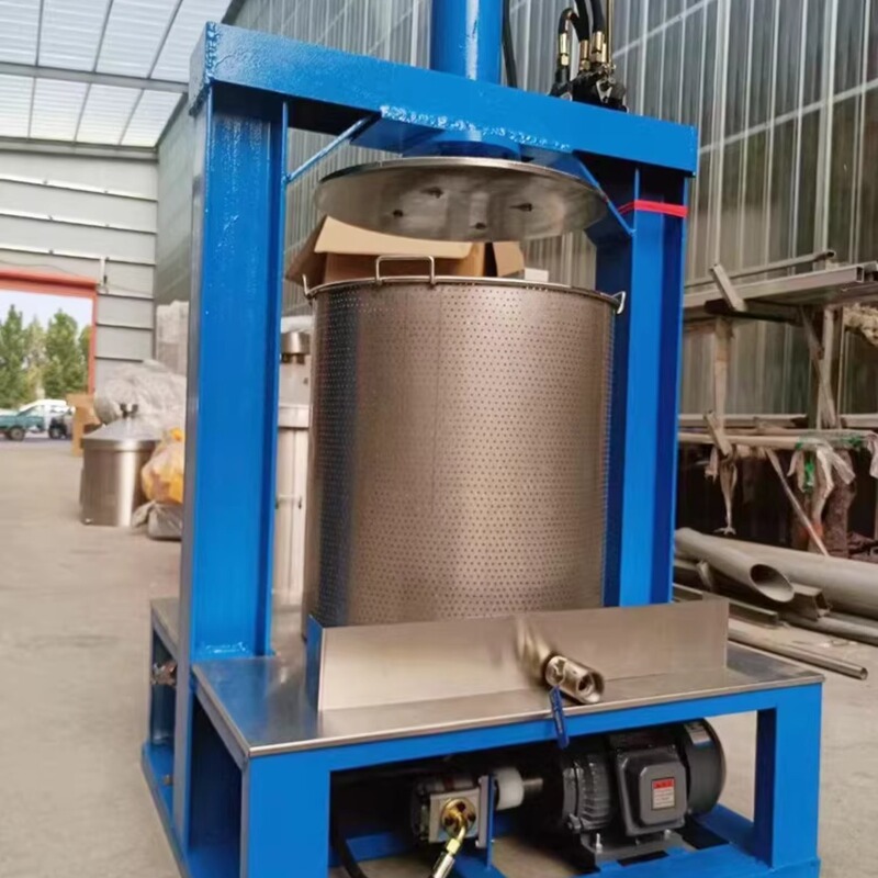 Large Stainless Steel Electric Press, Prickly Pear Grape Pomace, Wine Lees, Fruit Oil Residue Juicer, High-Power Oil Press