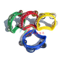 Four-bell hand bell ring clapping bell ring Orff musical instrument childrens early education toy kindergarten performance bells