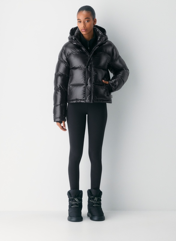 Mai's Purchasing Agent for A-Brand Super Puff 126366 Winter Four-Panel Short Shiny down Jacket Direct Shipping