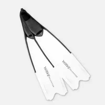 New men and women free diving PP Fins Fishing and hunting long webbed frog shoes TPR comfortable flexible light swimming long flippers