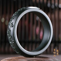(Support national re-inspection) Xiaxia Yuyu Pavilion Xinjiang Hetian Jade Tower Qing special fine girl bracelet