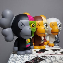 mand kaws anatomy ape-man monkey Semi-anatomy doll limited edition hand-made model doll toy trend