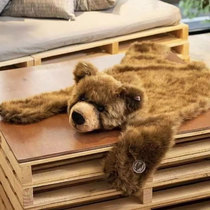 fragment Fujiwara Hiroshi Teddy Bear Blanket Sofa Living Room Bedside Carpet Fur Cushion Bay Window Cushion Chair Cushion