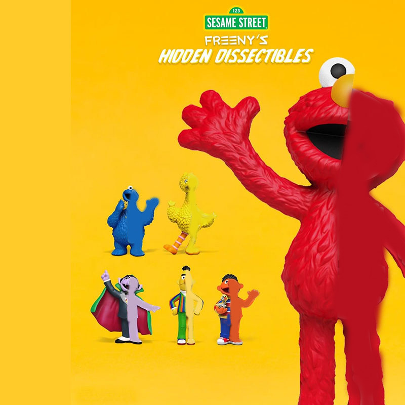 Sesame Street Genuine Blind Box Doll Limited Edition Trend Fashion Play Handmade Ornament Model Toy Weighty Jaxx