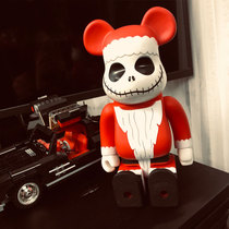 Bearbrick Violent Bear Building Blocks Bear Christmas Night Horror Jack Trend Doll Handmade Model Ornaments