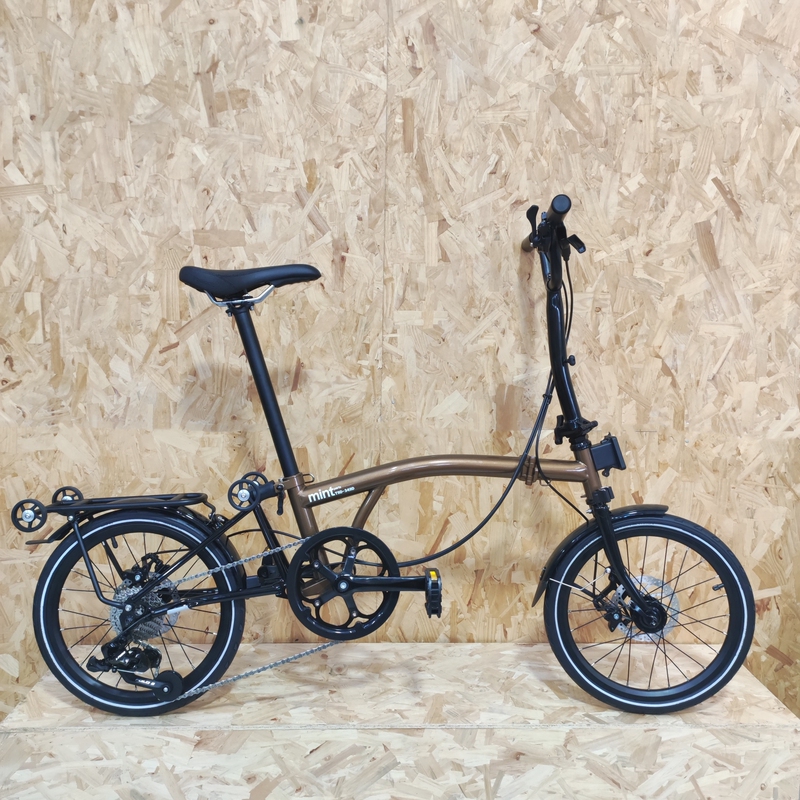 Mintparts 16inch -T9D Guobu Xiaobu 70% off Folding Bike 9-Speed Disc Brake 349 Bicycle Convenient Bike